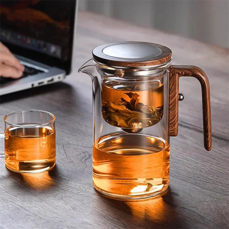 Glass Teapot with Infuser | Stylish Tea Maker for Loose Tea