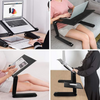 360° verstelbare laptopstandaard | Ergonomische draagbare bureauverhoger voor werk en studie