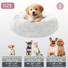 Kalmerende Donut Huisdierenmand | Wasbare Kunstbont Honden & Katten Mand