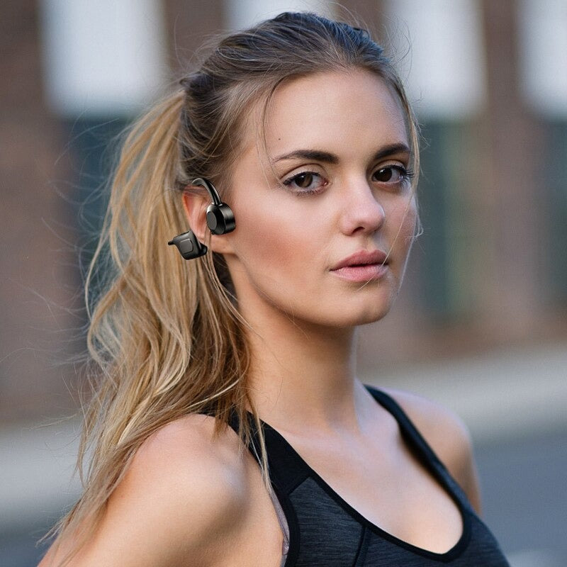 Cuffie a conduzione ossea wireless | Cuffie open-ear per sport e allenamento