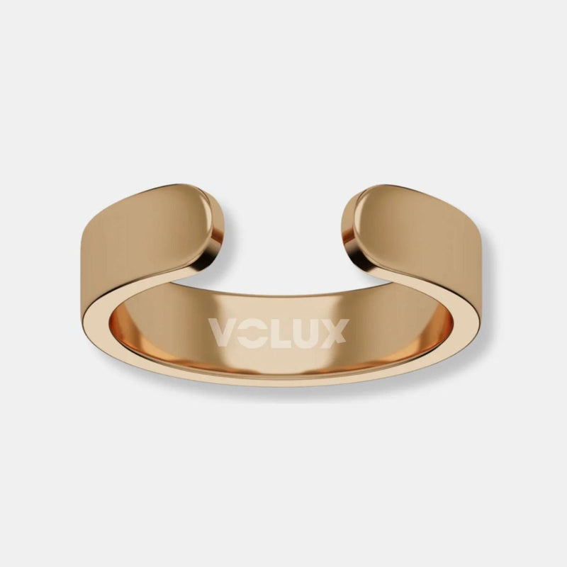 Adjustable Cuff Ring with Four Magnets | Gold-Colored Band