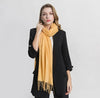 Lange Sjaal | Oversized Wikkel met Franjes