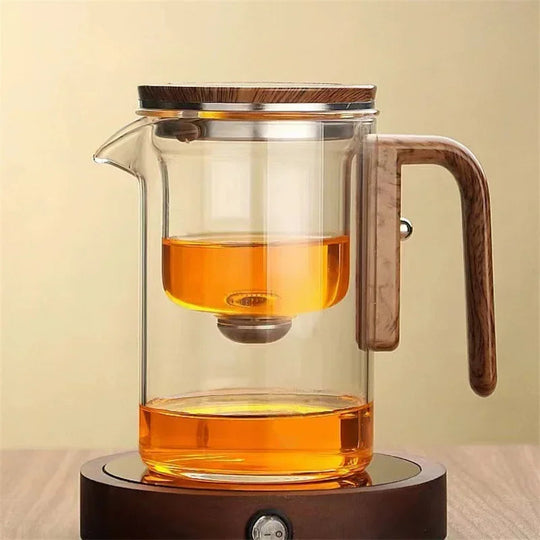 Glass Teapot with Infuser | Stylish Tea Maker for Loose Tea