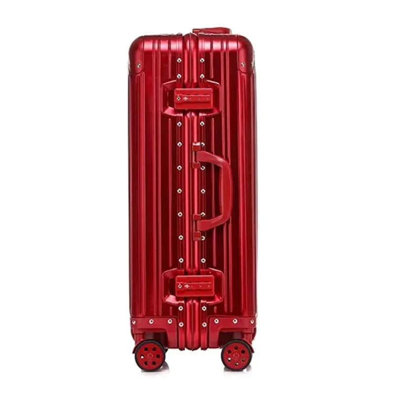 Hardcase aluminium-magnesium Koffer - Zakelijke Trolley met Spinnerwielen