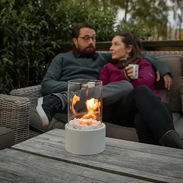 Lanterna portatile a fiamma per tavolo | Accento decorativo per interno ed esterno