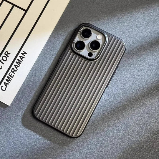 iPhone Metalen Frame Hoesje | Mat MagSafe Omslag met Camera Bescherming