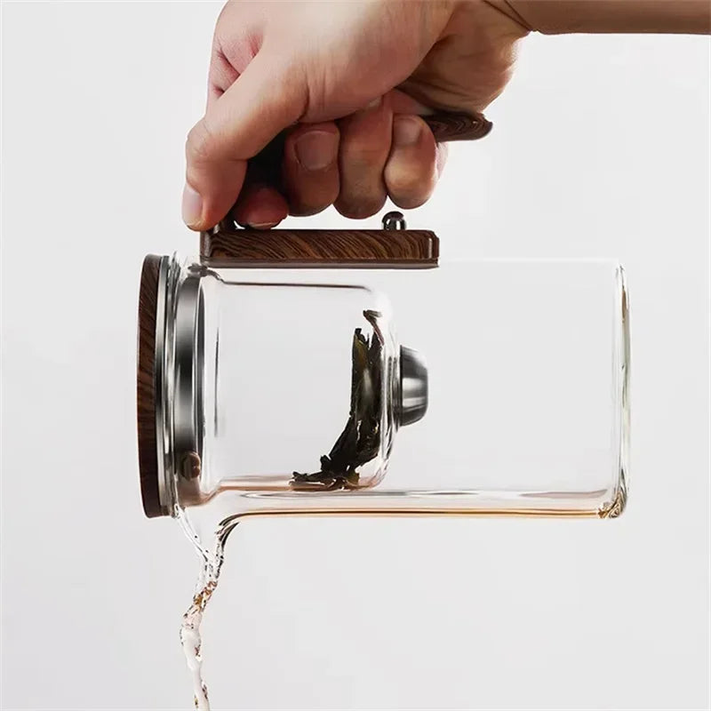 Glass Teapot with Infuser | Stylish Tea Maker for Loose Tea