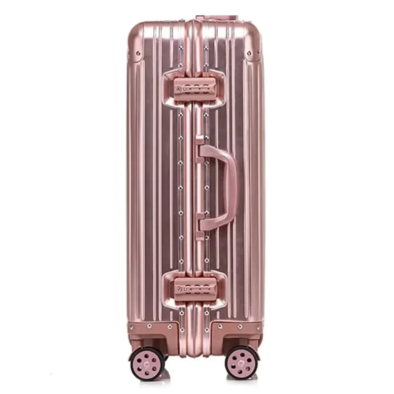 Hardcase aluminium-magnesium Koffer - Zakelijke Trolley met Spinnerwielen