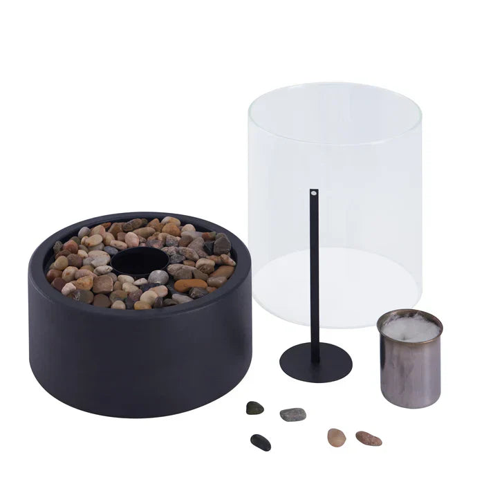 Draagbare vuurlantaarn voor op tafel | Decoratief accent voor binnen en buiten