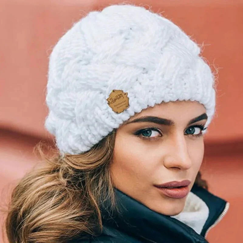 Geweven Getextureerde Beanie voor Vrouwen | Klassieke Winterstijl