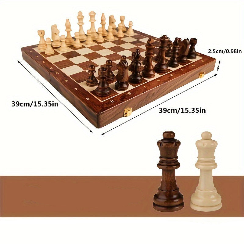 Wooden Chess Game | Strategic Board Game for Competition