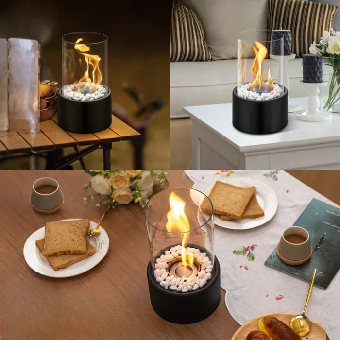 Lanterna portatile a fiamma per tavolo | Accento decorativo per interno ed esterno