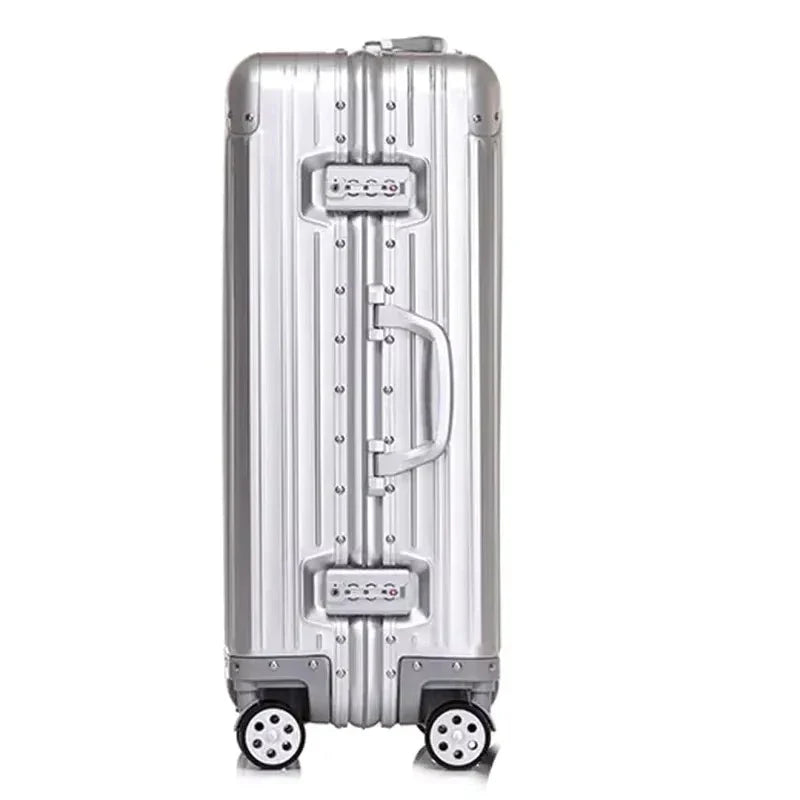 Hardcase aluminium-magnesium Koffer - Zakelijke Trolley met Spinnerwielen