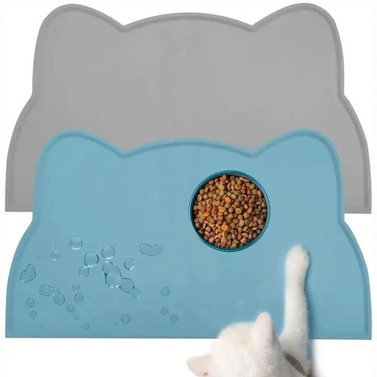Tappetino Anti-Inquinamento per Gatto – Antiscivolo Facile da Pulire Pad in Silicone