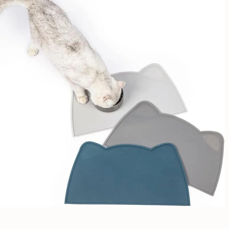 Tappetino Anti-Inquinamento per Gatto – Antiscivolo Facile da Pulire Pad in Silicone