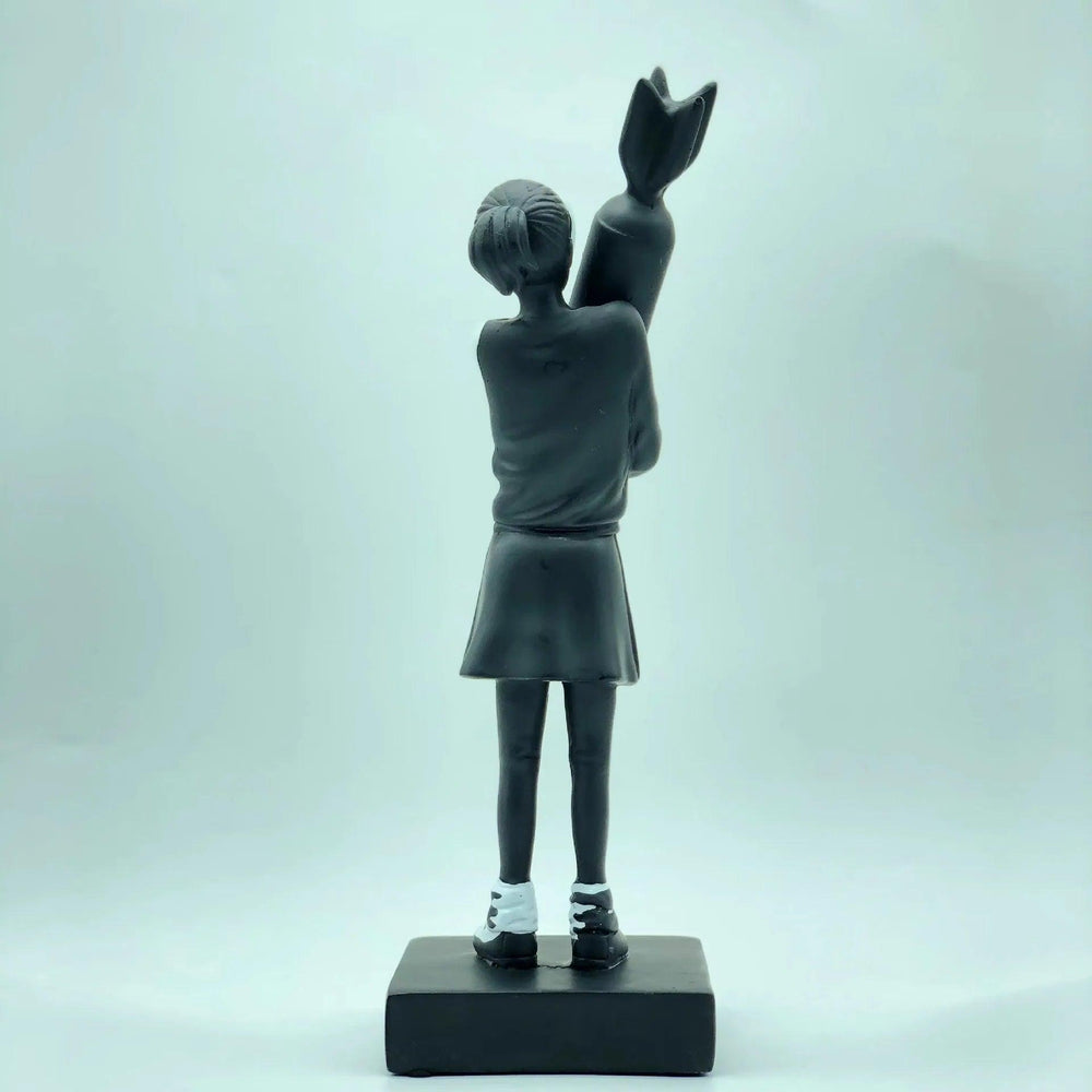 Banksy bambina bomba decorazione per la casa