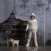 Banksy Man & Honden Kunst Sculptuur