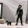 Banksy Man & Honden Kunst Sculptuur