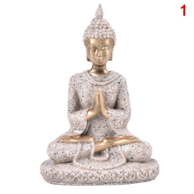 Statua Buddha in Pietra Arenaria