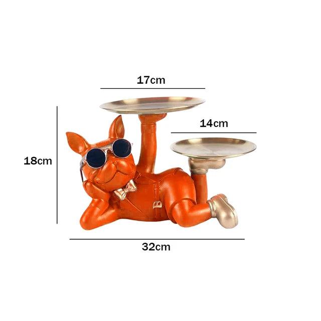 Bulldog Butler Opberg Ornament