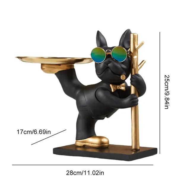 Bulldog Butler Opberg Ornament