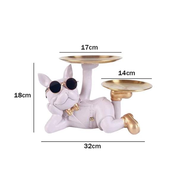Bulldog Butler Opberg Ornament