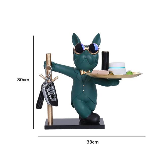 Bulldog Butler Opberg Ornament