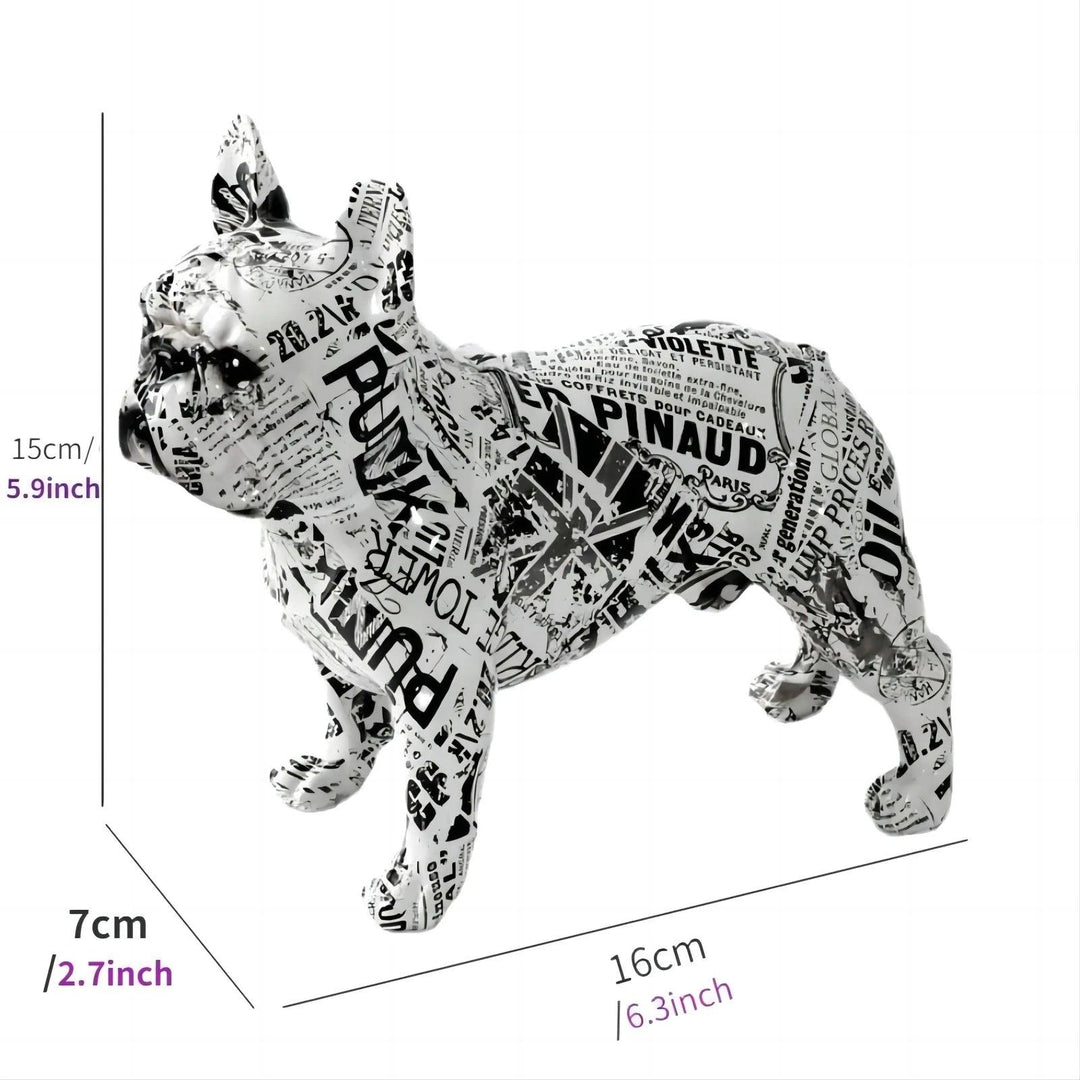 Decorazione in resina per cani