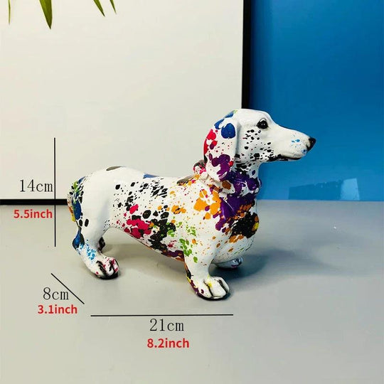 Decorazione in resina per cani