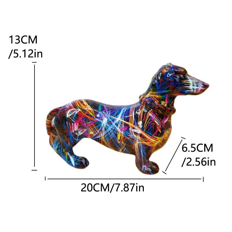 Decorazione in resina per cani