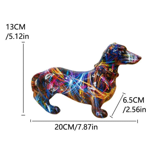 Decorazione in resina per cani