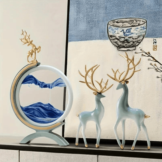 Scandinavian Christmas figure country Resin