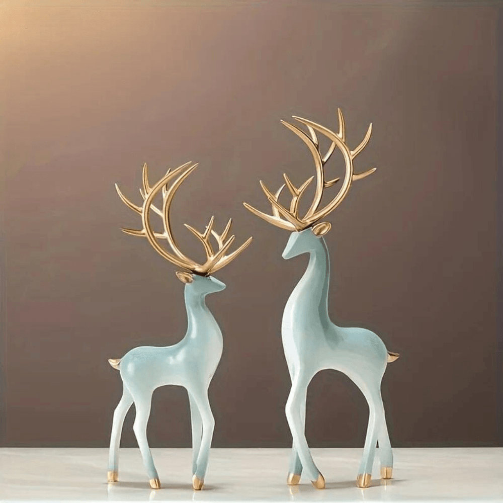 Scandinavian Christmas figure country Resin