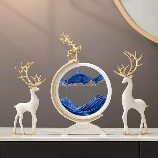 Scandinavian Christmas figure country Resin