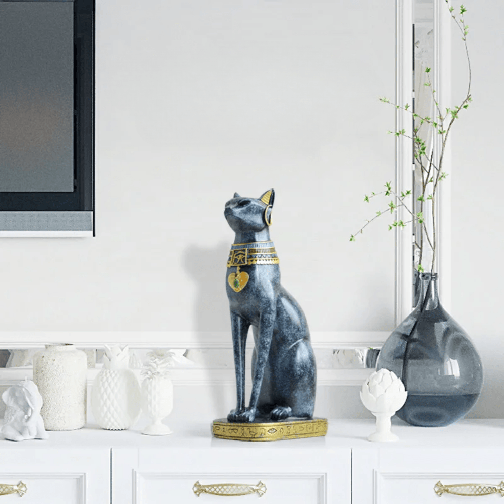 Egyptian Cat of Resin