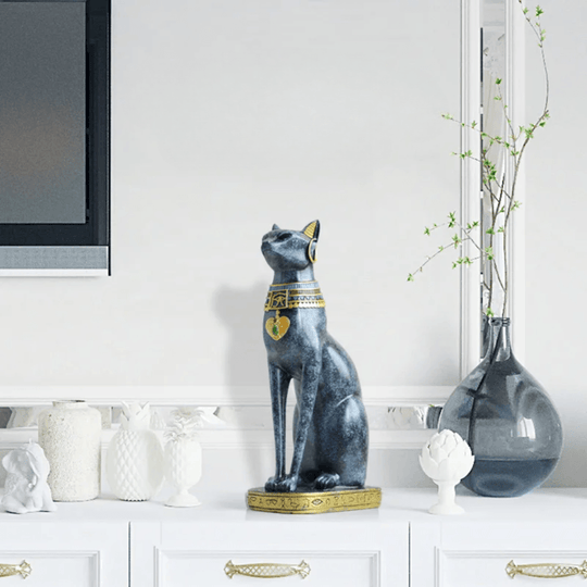 Egyptian Cat of Resin