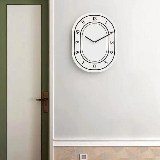 Modern Desk and Wall Clock