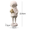 Hars Meisje Thuis Ornament