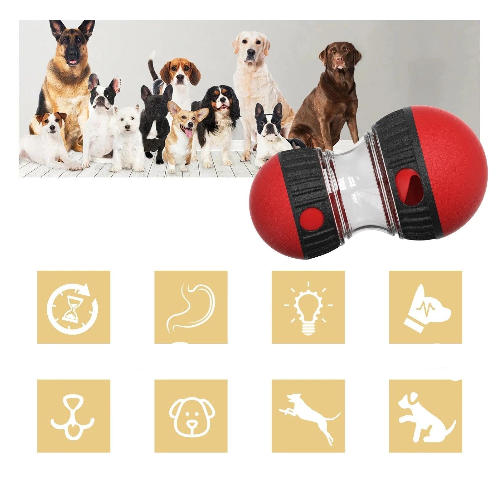 Interactief Hondenspeeltje - IQ Verbeterende Slow Feeder Bal voor Kleine & Middelgrote Honden