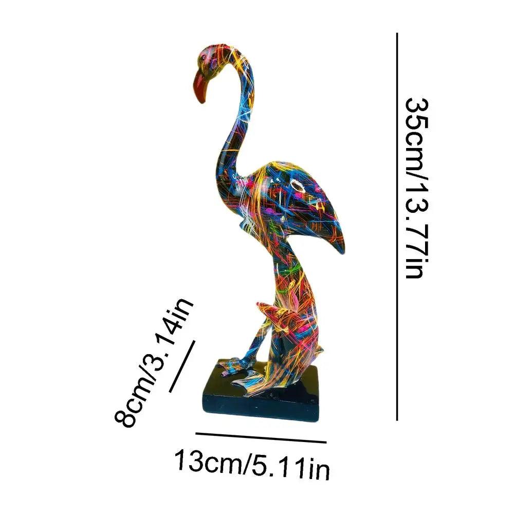 Modern Flamingo Figurine