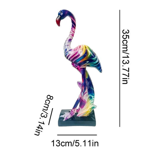 Modern Flamingo Figurine