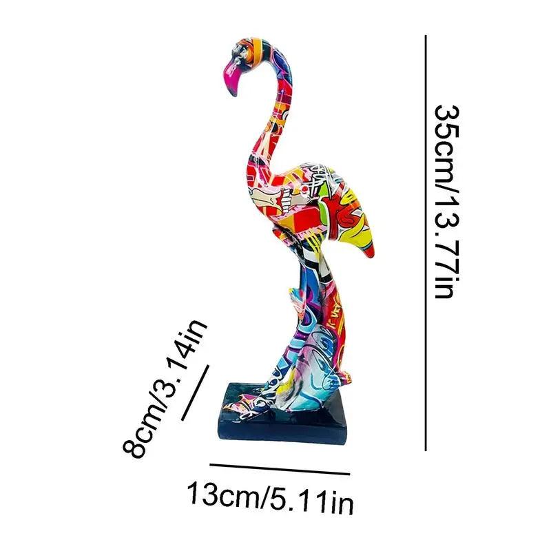 Modern Flamingo Figurine