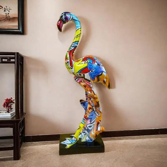 Modern Flamingo Figurine