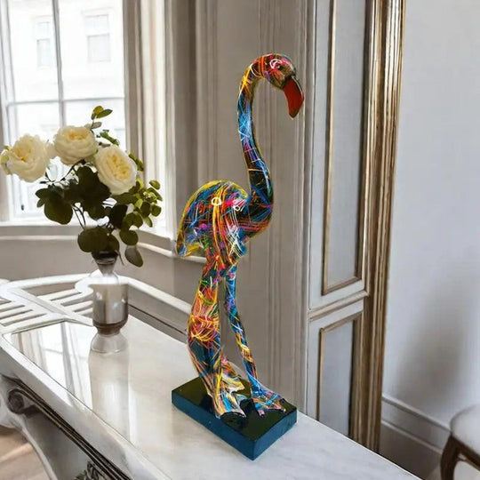 Modern Flamingo Figurine