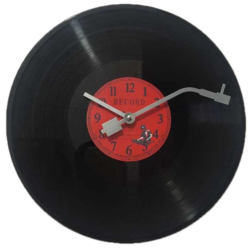 Retro Vinyl Platen Wandklok