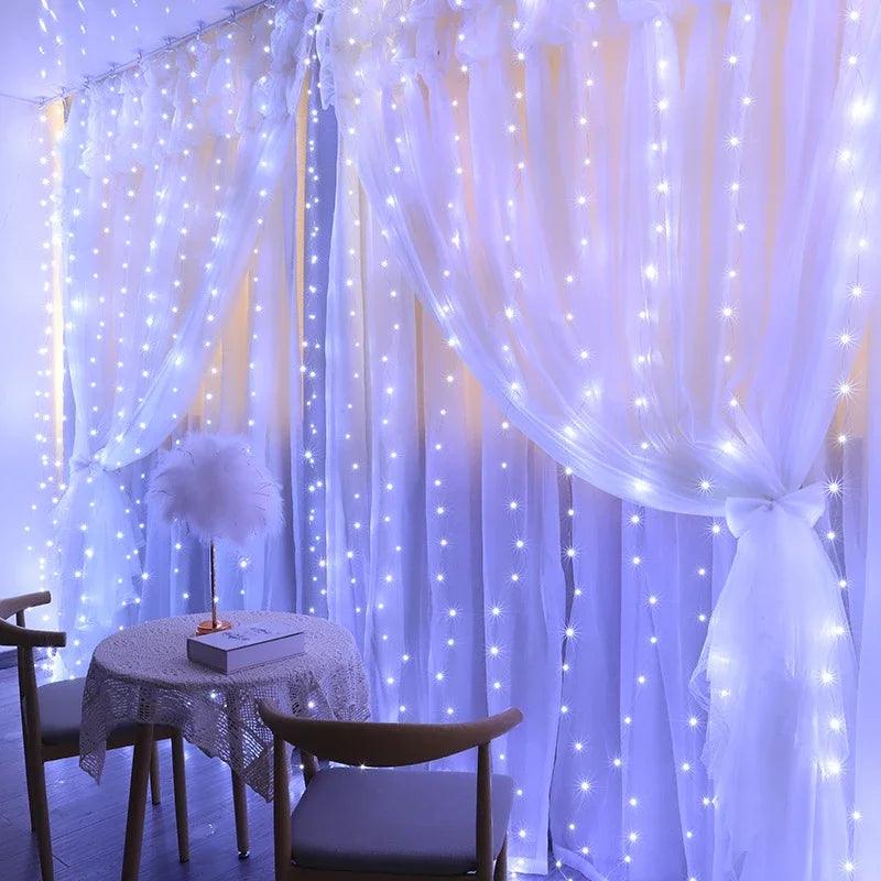 Luci di Natale a Tenda a Catena - Decorazione natalizia perfetta per la casa e le feste!