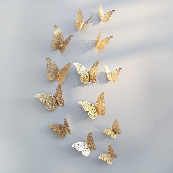 Adesivi murali farfalla 3D