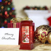 Kerst telefooncel lantaarn