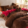 Pluchen dromen - 5 sets fleece beddengoed + hartkussen