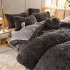 Pluchen dromen - 5 sets fleece beddengoed + hartkussen